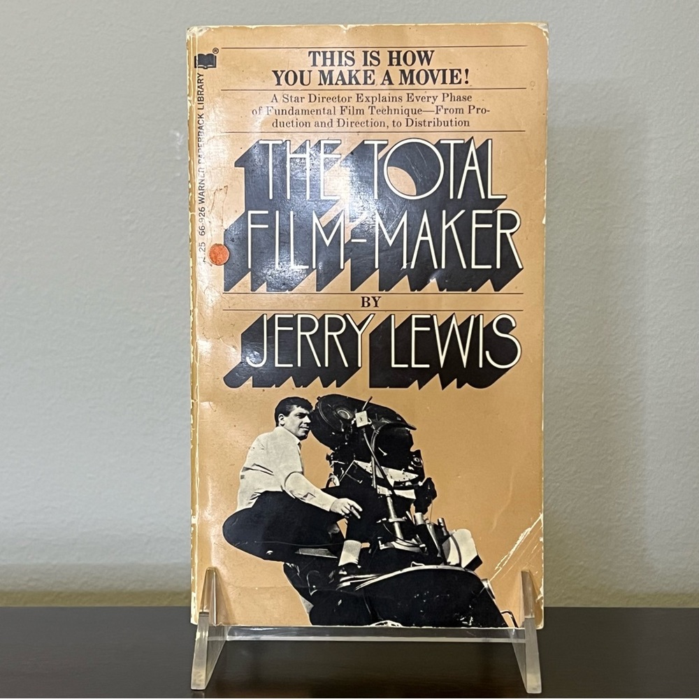 The Total Film-Maker by Jerry Lewis 1973 Paperback Book